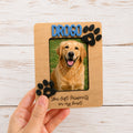 MemoryForU Lucky Dog Paws Custom Photo Frame for Car Sun Visor