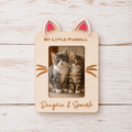 MemoryForU Treasured Cat Lover Custom Photo Frame for Car Sun Visor
