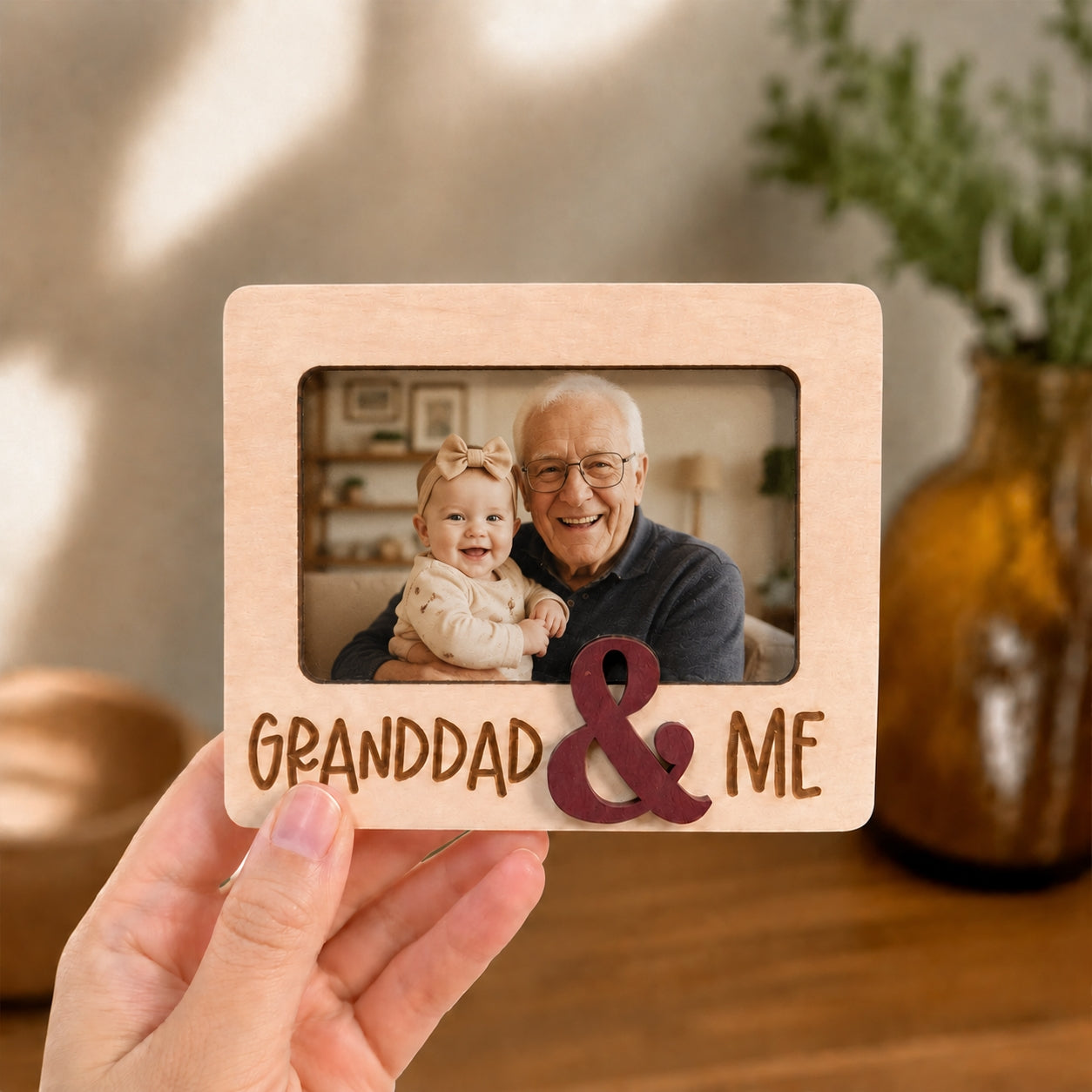 MemoryForU Always With Me Custom Photo Frame for Car Sun Visor