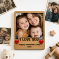 MemoryForU Treasured I Love You Custom Photo Frame for Car Sun Visor