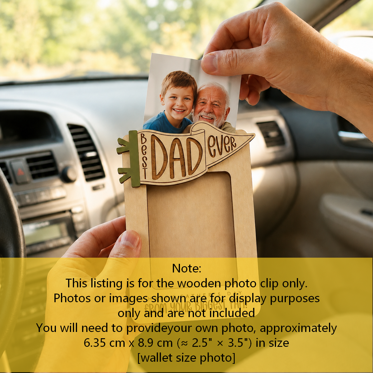 MemoryForU Personalized Wooden Photo Frame –  Birthday Lucky Star Gift