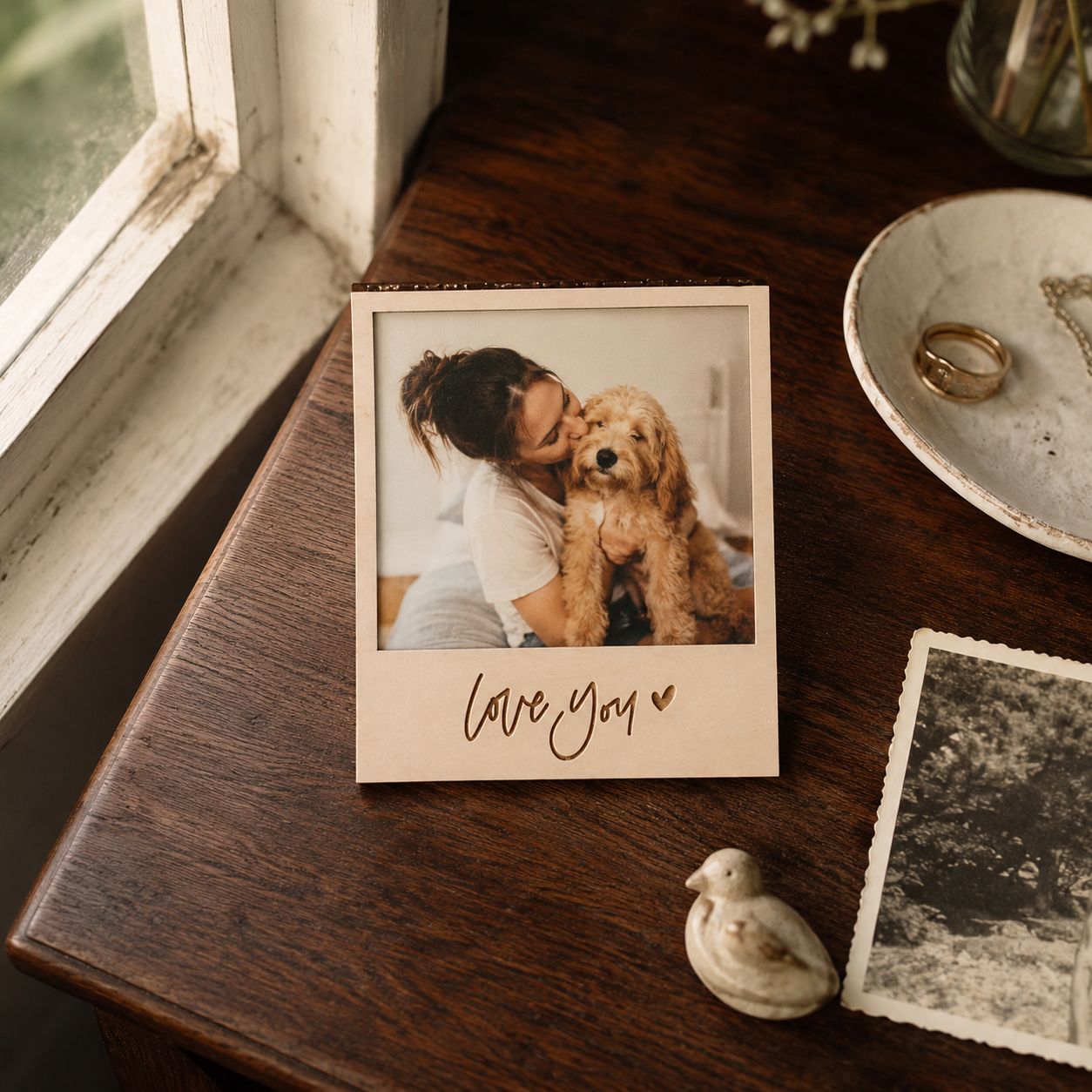 MemoryForU Drive Safe Love You Custom Photo Frame for Car Sun Visor