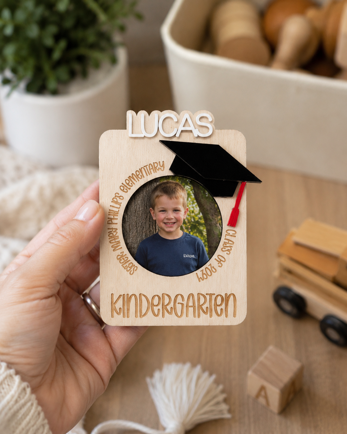 MemoryForU Proud Graduation Custom Photo Frame for Car Sun Visor