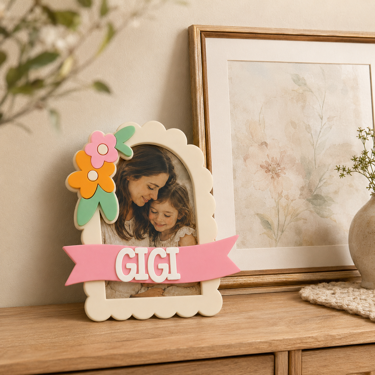 MemoryForU Blooming with Love Custom Photo Frame for Car Sun Visor
