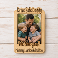 MemoryForU Loved Drive Safe Custom Photo Frame for Car Sun Visor