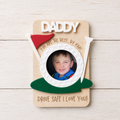 MemoryForU Drive Safe Golf Dad Custom Photo Frame for Car Sun Visor