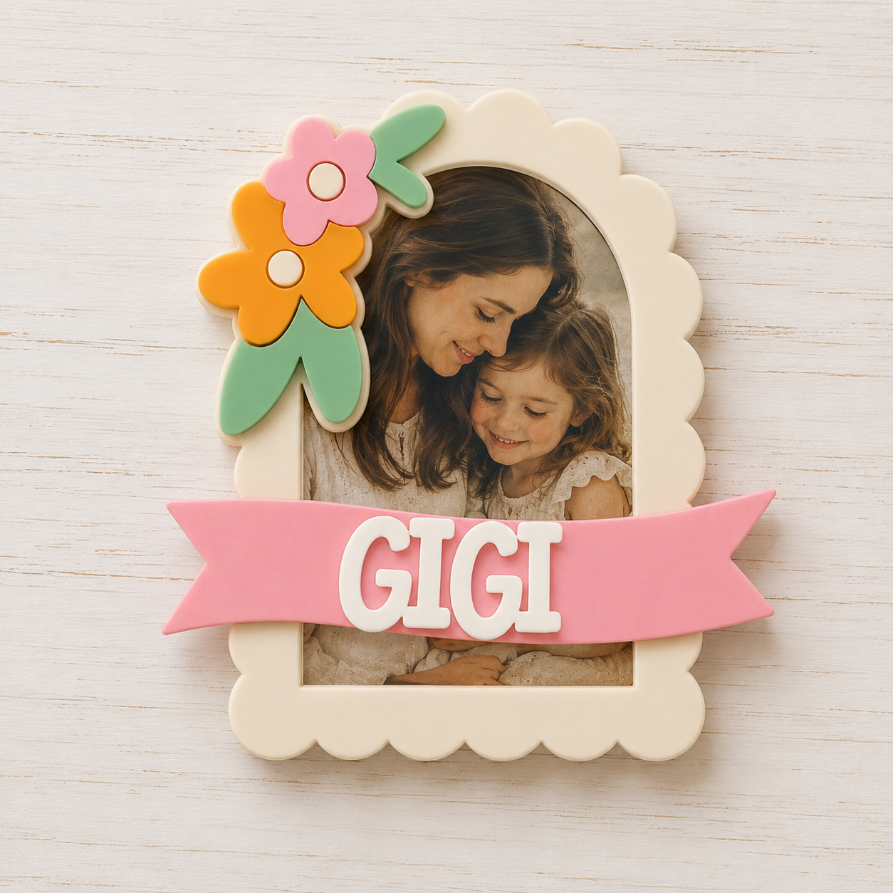 MemoryForU Blooming with Love Custom Photo Frame for Car Sun Visor