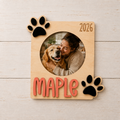 MemoryForU Guardian Paw Custom Year Photo Frame for Car Sun Visor