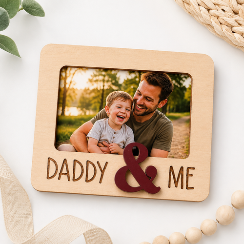 MemoryForU Always With Me Custom Photo Frame for Car Sun Visor