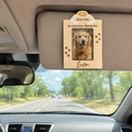 MemoryForU Beloved Pet Memorial Custom Photo Frame for Car Sun Visor