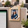 MemoryForU Graduation Personalized Wooden Photo Frame – Kindergarten & Grad Gift